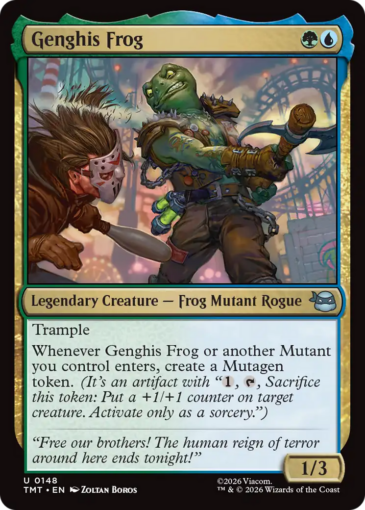 Genghis Frog [Teenage Mutant Ninja Turtles] | Shuffle n Cut Hobbies & Games