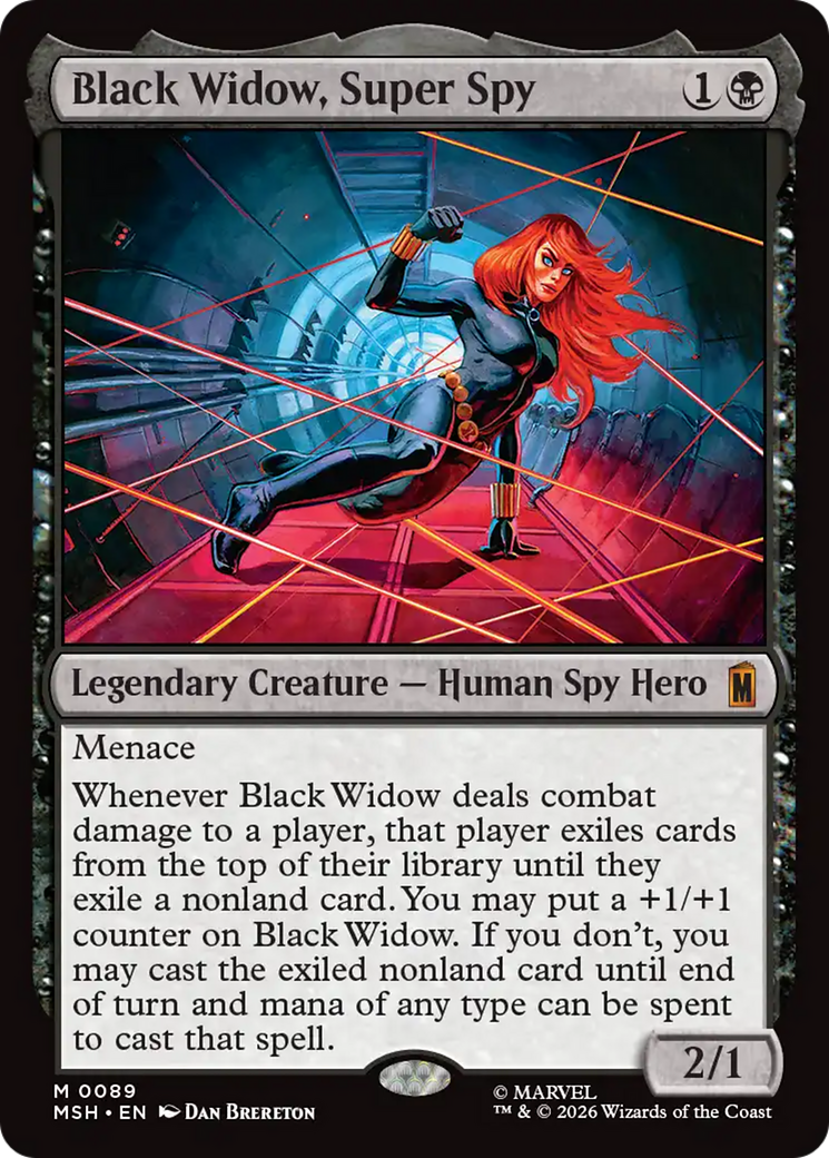 Black Widow, Super Spy [Marvel Super Heroes] | Shuffle n Cut Hobbies & Games