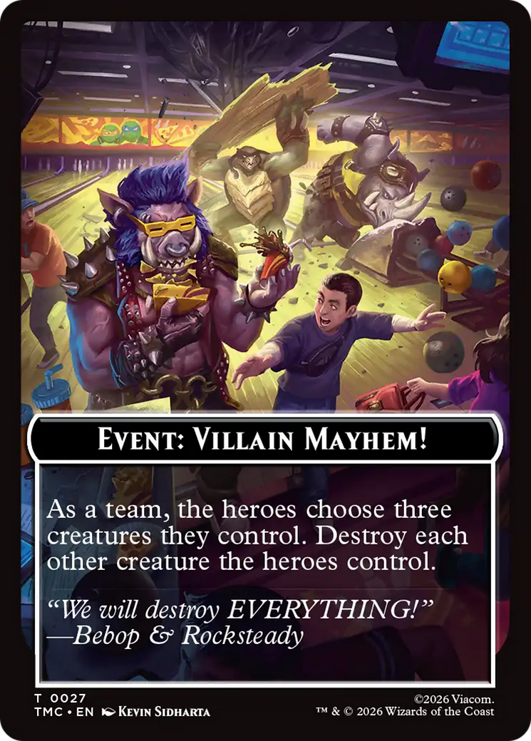 Event: Villain Mayhem! [Teenage Mutant Ninja Turtles Commander Tokens] | Shuffle n Cut Hobbies & Games
