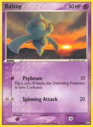 Baltoy (44/108) (Stamped) [EX: Power Keepers] | Shuffle n Cut Hobbies & Games