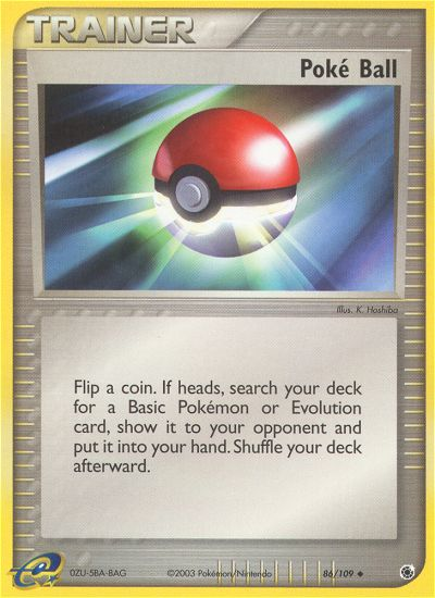 Poke Ball (86/109) [EX: Ruby & Sapphire] | Shuffle n Cut Hobbies & Games