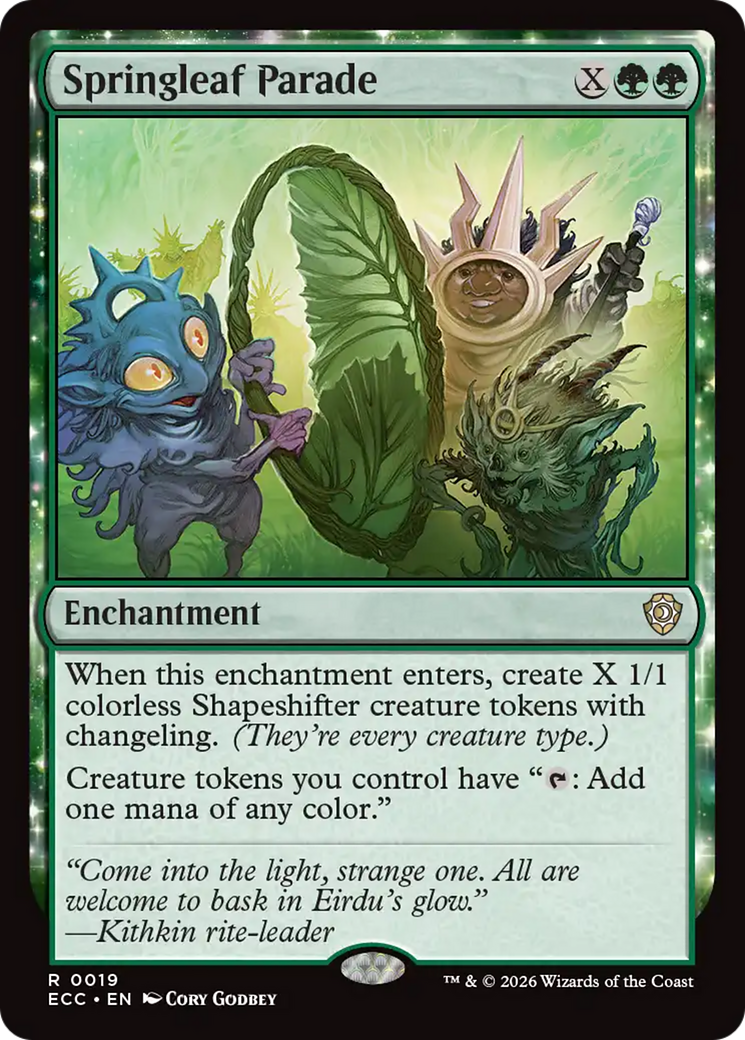 Springleaf Parade [Lorwyn Eclipsed Commander] | Shuffle n Cut Hobbies & Games