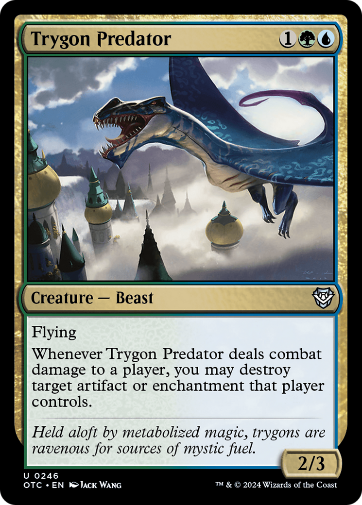 Trygon Predator [Outlaws of Thunder Junction Commander] | Shuffle n Cut Hobbies & Games