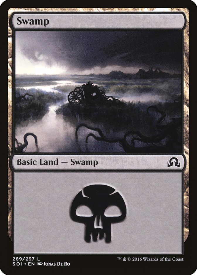 Swamp (289) [Shadows over Innistrad] | Shuffle n Cut Hobbies & Games