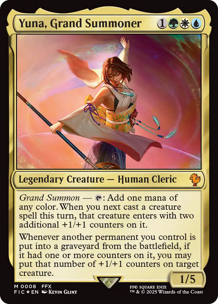 Yuna, Grand Summoner [FINAL FANTASY Commander] | Shuffle n Cut Hobbies & Games