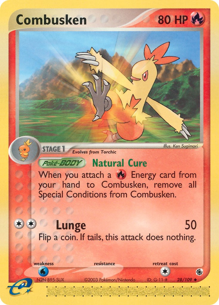 Combusken (28/109) [EX: Ruby & Sapphire] | Shuffle n Cut Hobbies & Games