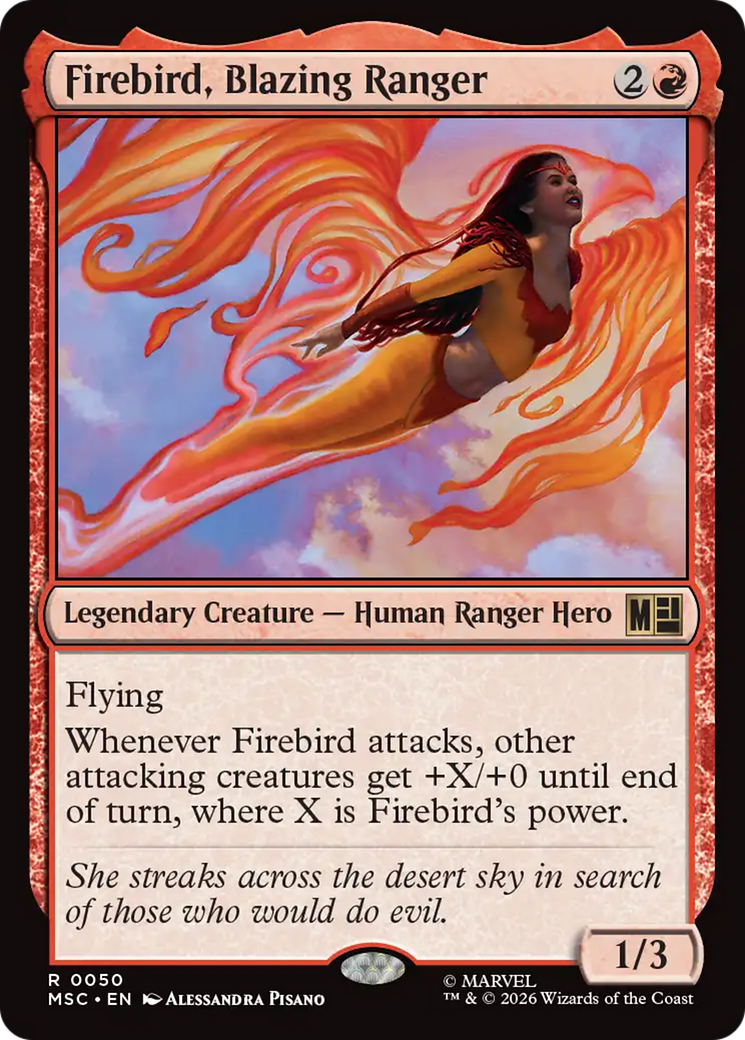 Firebird, Blazing Ranger [Marvel Super Heroes Commander] | Shuffle n Cut Hobbies & Games
