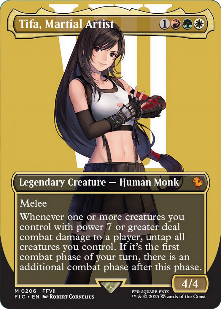 Tifa, Martial Artist (Borderless) [FINAL FANTASY Commander] | Shuffle n Cut Hobbies & Games
