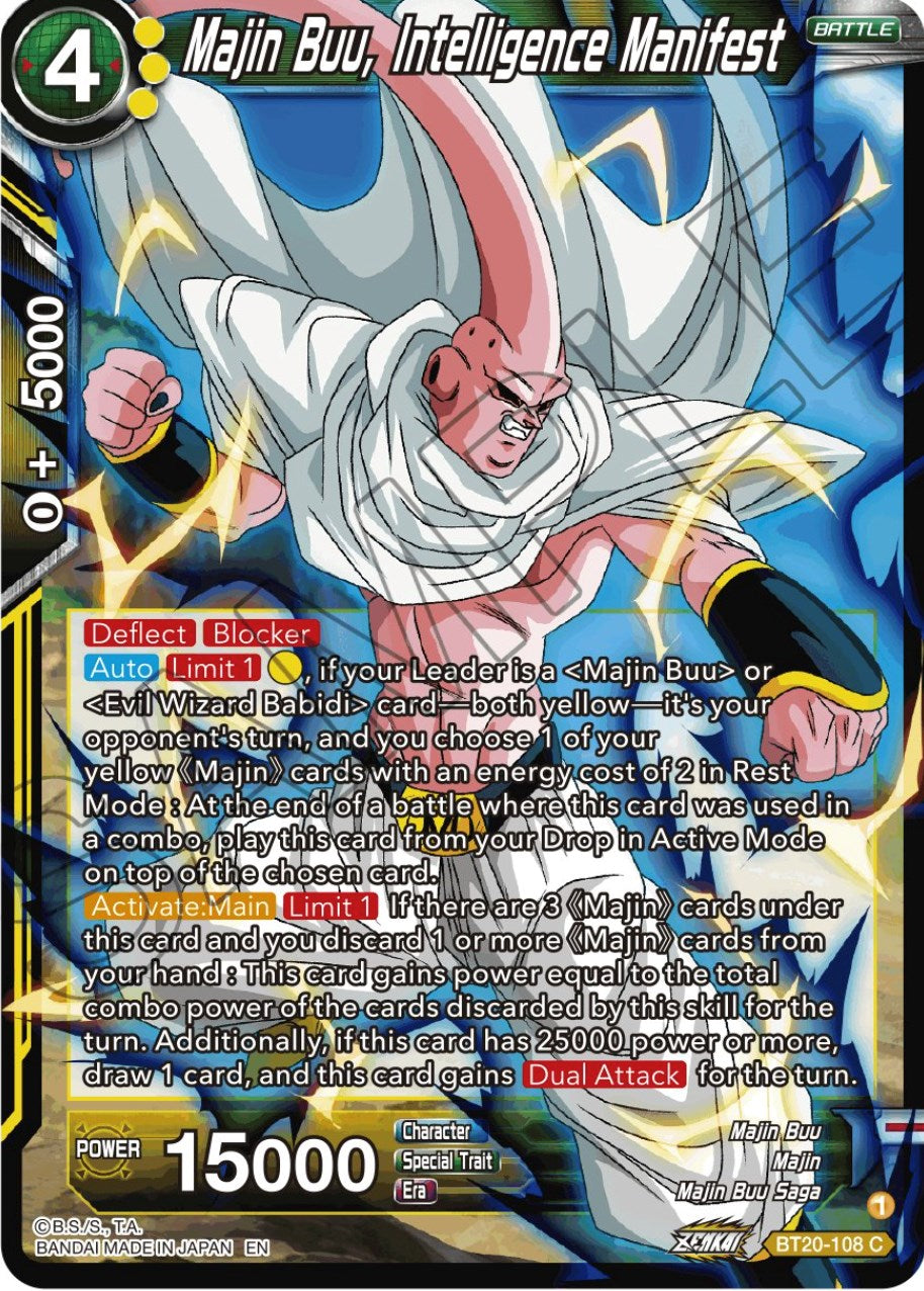 Majin Buu, Intelligence Manifest (BT20-108) [Power Absorbed] | Shuffle n Cut Hobbies & Games