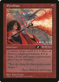 Pyroblast (4th Place) (Oversized) [Oversize Cards] | Shuffle n Cut Hobbies & Games