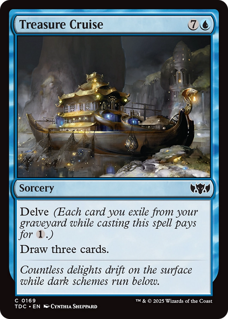Treasure Cruise [Tarkir: Dragonstorm Commander] | Shuffle n Cut Hobbies & Games