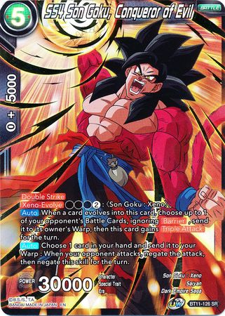 SS4 Son Goku, Conqueror of Evil (BT11-126) [Vermilion Bloodline 2nd Edition] | Shuffle n Cut Hobbies & Games