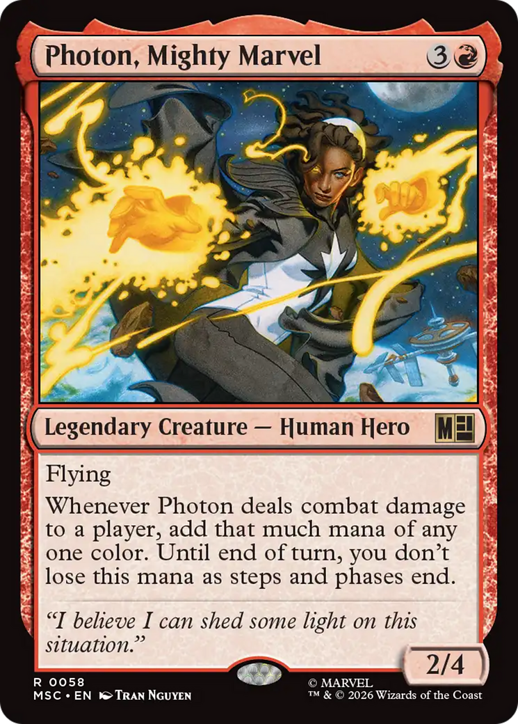 Photon, Mighty Marvel [Marvel Super Heroes Commander] | Shuffle n Cut Hobbies & Games