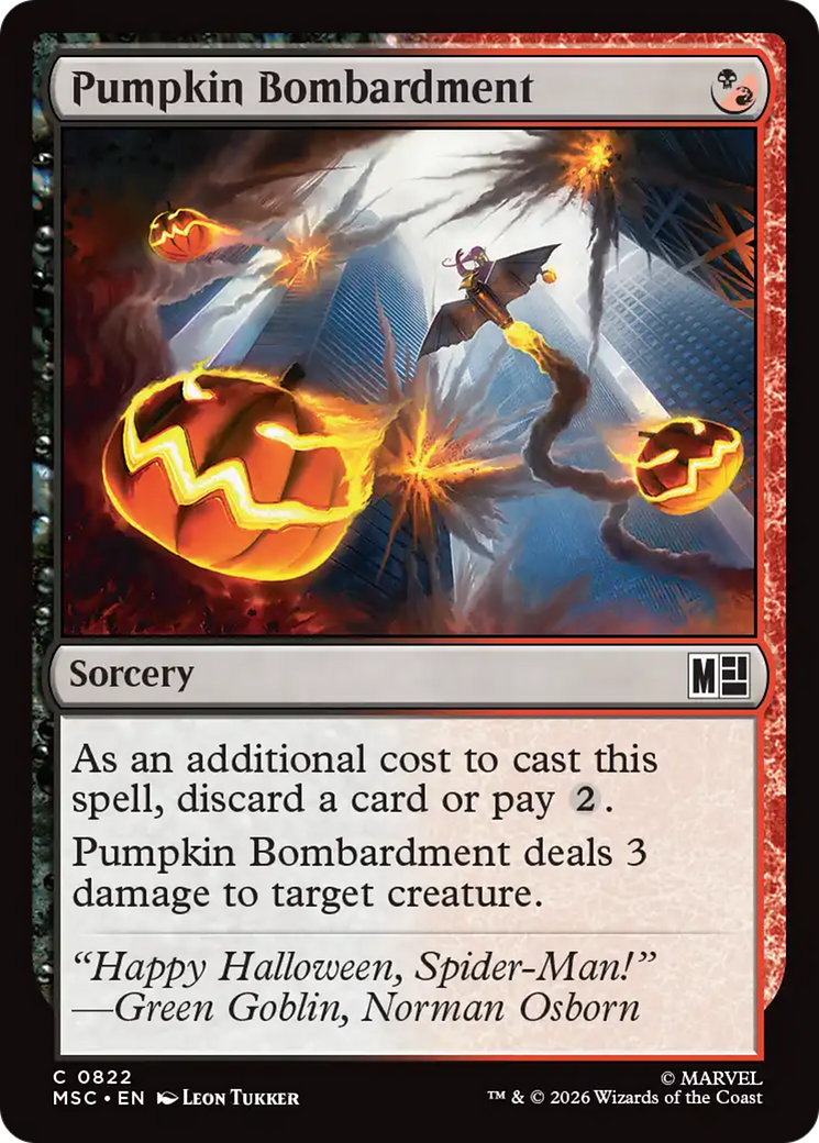 Pumpkin Bombardment [Marvel Super Heroes Commander] | Shuffle n Cut Hobbies & Games