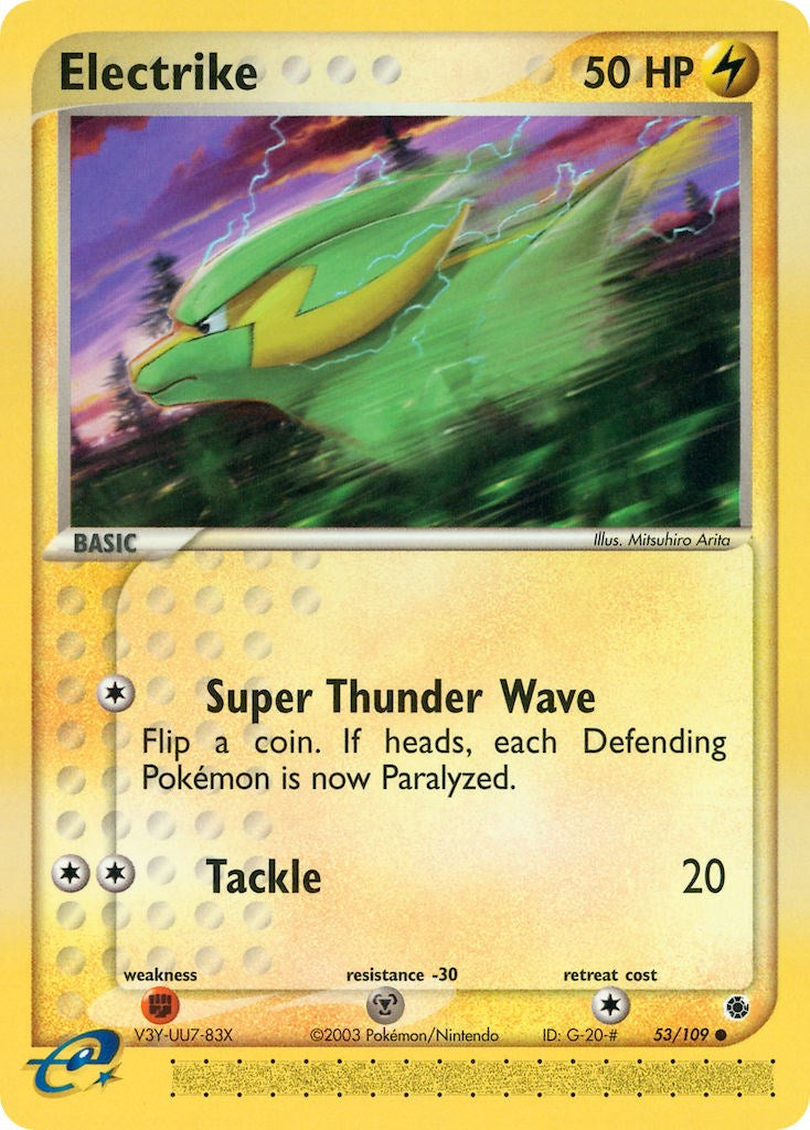 Electrike (53/109) [EX: Ruby & Sapphire] | Shuffle n Cut Hobbies & Games