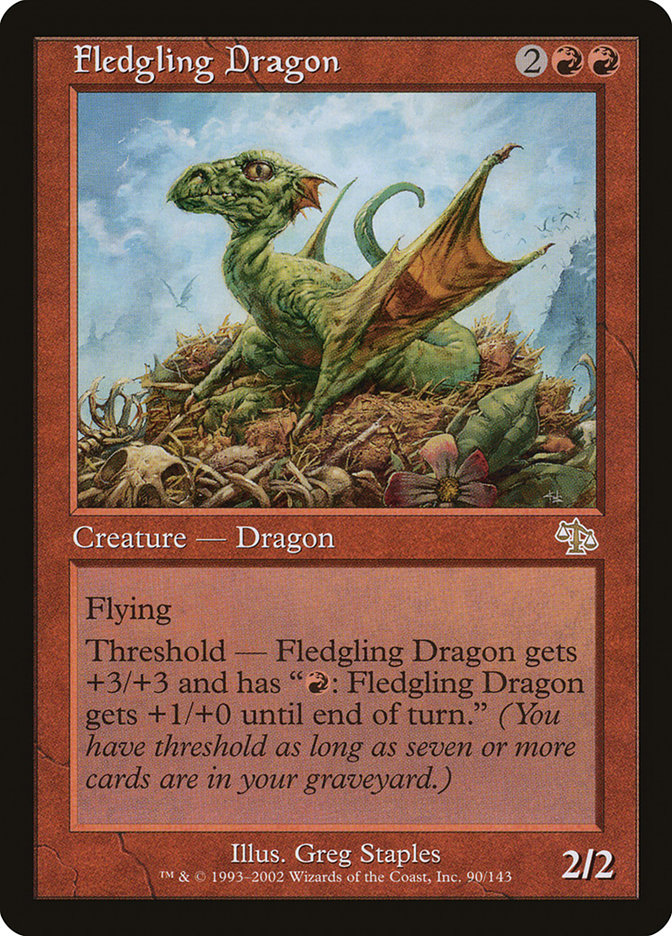 Fledgling Dragon [Judgment] | Shuffle n Cut Hobbies & Games