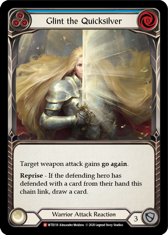 Glint the Quicksilver [U-WTR118] (Welcome to Rathe Unlimited)  Unlimited Normal | Shuffle n Cut Hobbies & Games