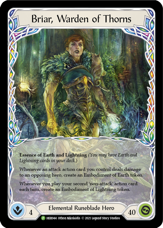 Briar, Warden of Thorns [HER044] (Promo)  Cold Foil | Shuffle n Cut Hobbies & Games