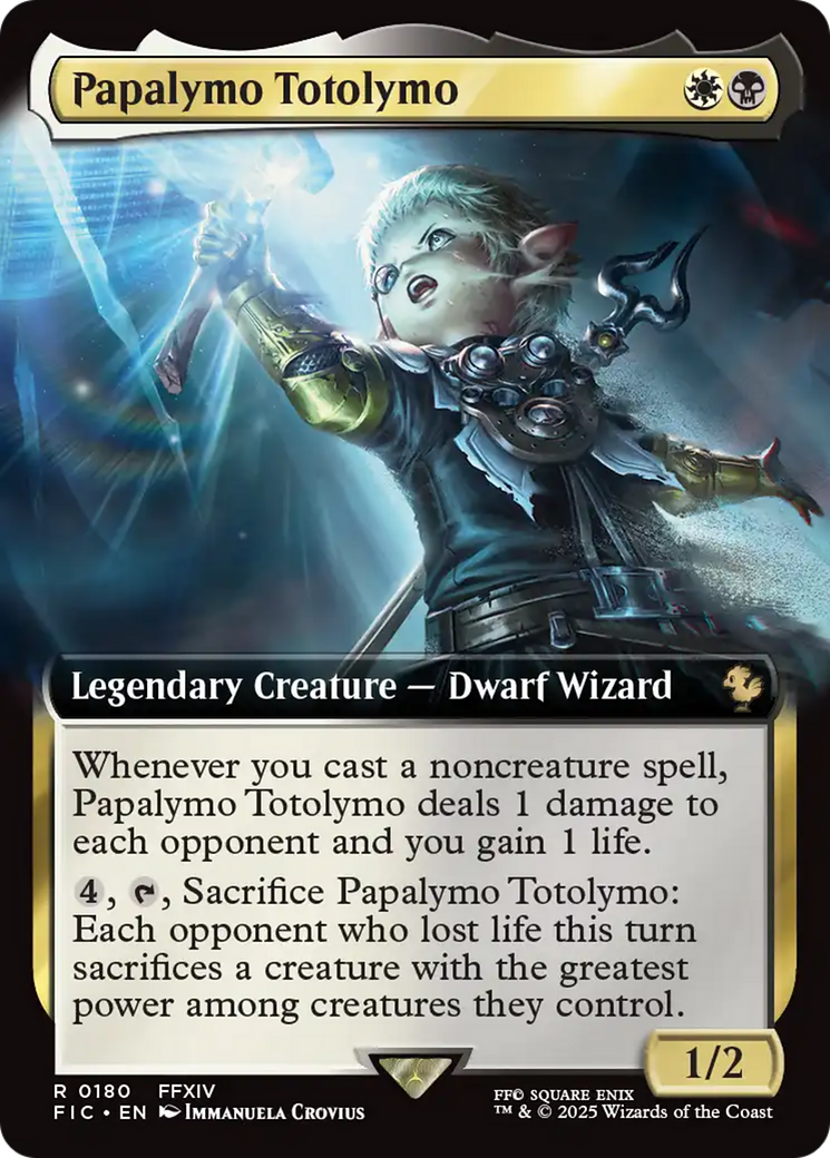Papalymo Totolymo (Extended Art) [FINAL FANTASY Commander] | Shuffle n Cut Hobbies & Games