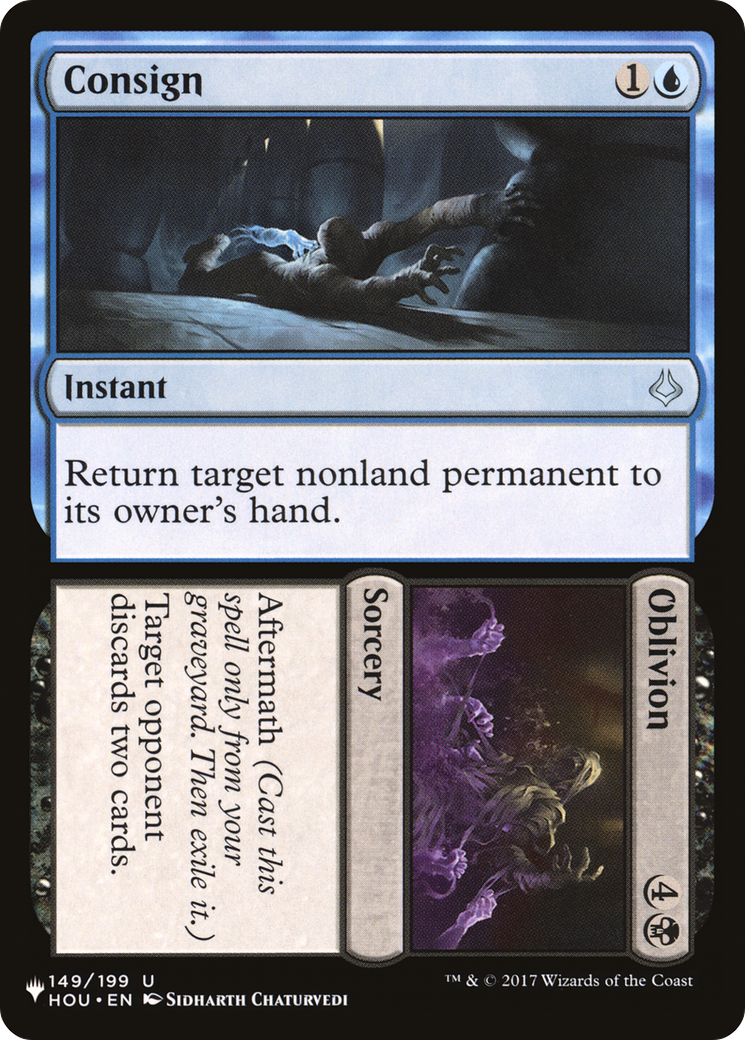 Consign // Oblivion [The List] | Shuffle n Cut Hobbies & Games