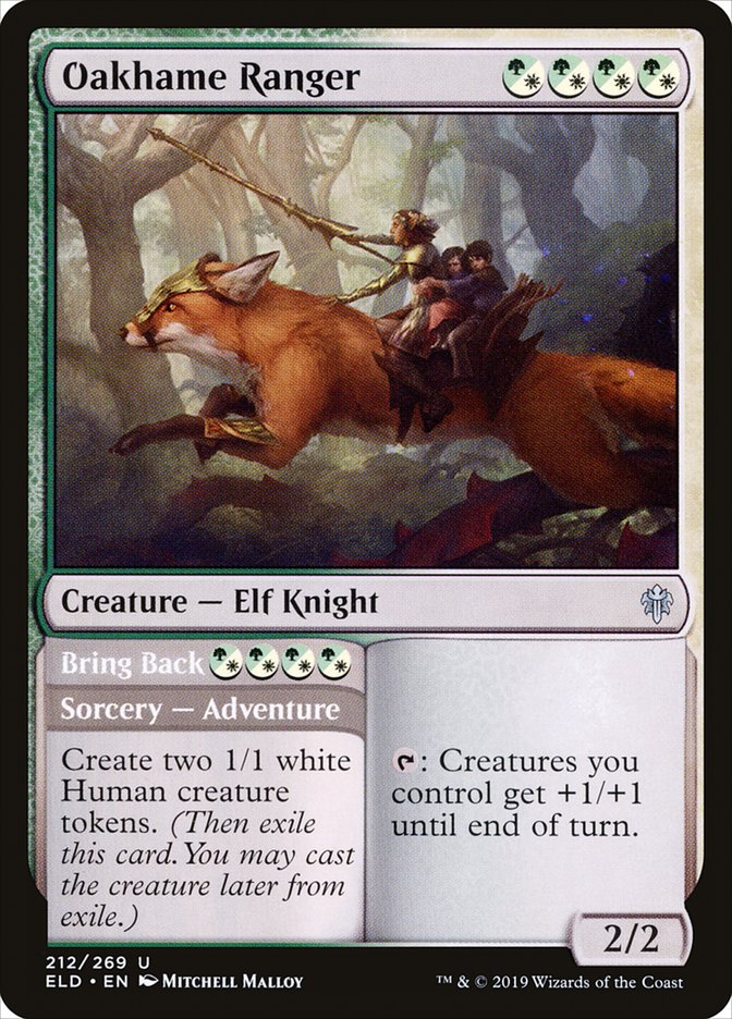 Oakhame Ranger // Bring Back [Throne of Eldraine] | Shuffle n Cut Hobbies & Games