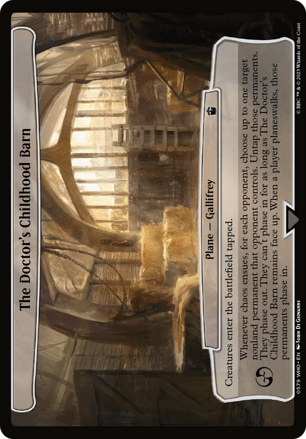The Doctor's Childhood Barn [Doctor Who] | Shuffle n Cut Hobbies & Games