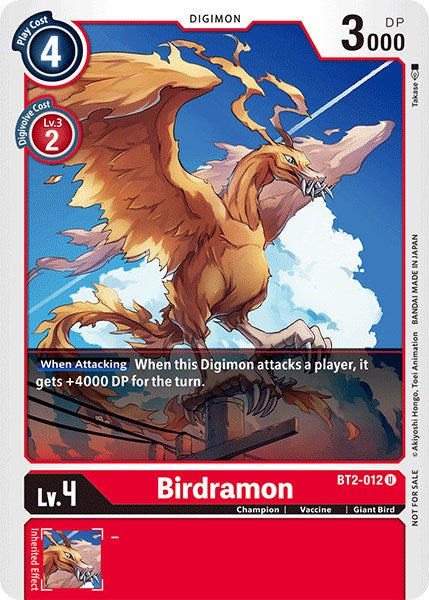 Birdramon [BT2-012] (Official Tournament Pack Vol.3) [Release Special Booster Promos] | Shuffle n Cut Hobbies & Games