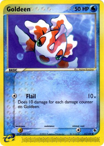Goldeen (55/109) [EX: Ruby & Sapphire] | Shuffle n Cut Hobbies & Games