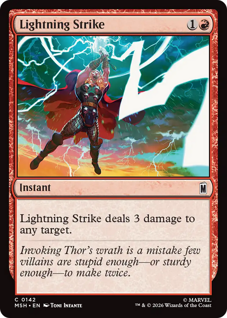 Lightning Strike [Marvel Super Heroes] | Shuffle n Cut Hobbies & Games