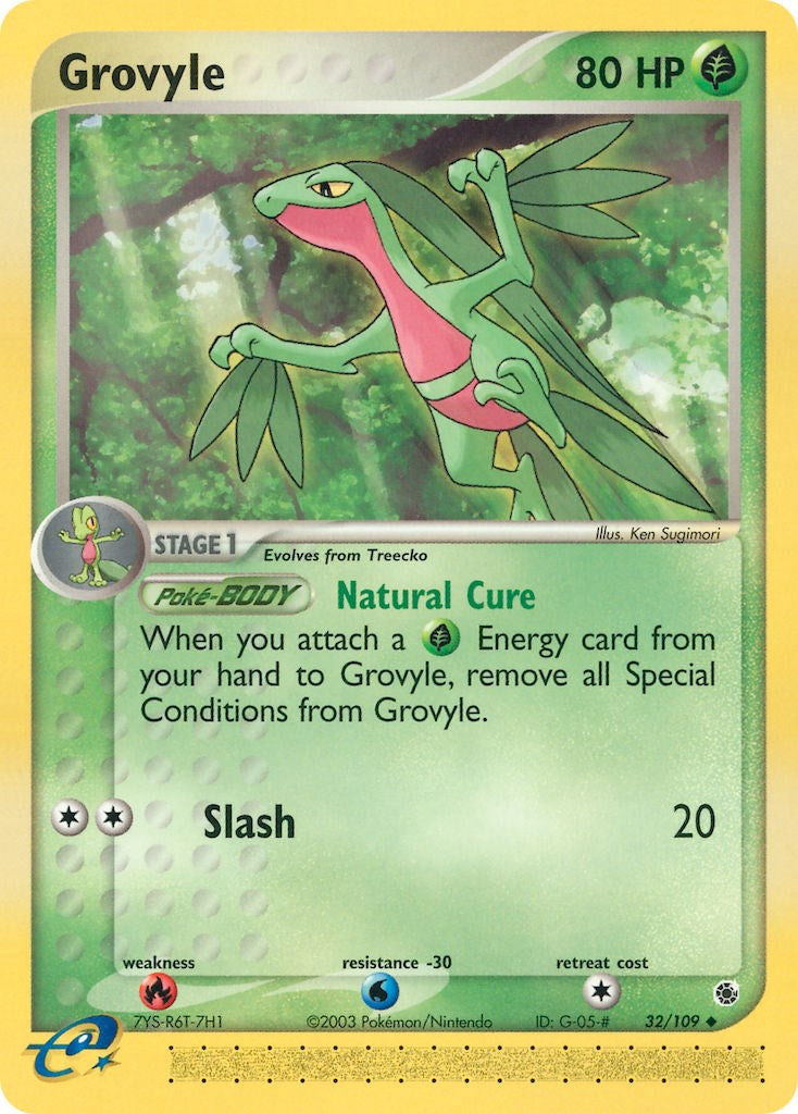 Grovyle (32/109) [EX: Ruby & Sapphire] | Shuffle n Cut Hobbies & Games