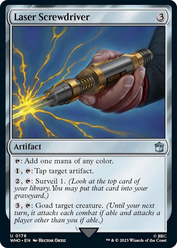 Laser Screwdriver [Doctor Who] | Shuffle n Cut Hobbies & Games