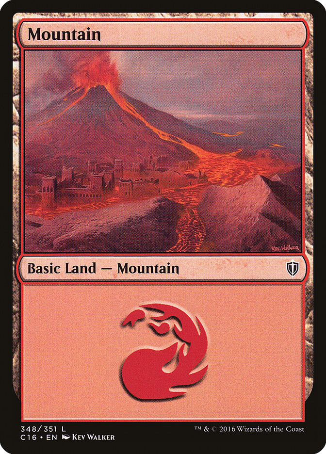 Mountain (348) [Commander 2016] | Shuffle n Cut Hobbies & Games