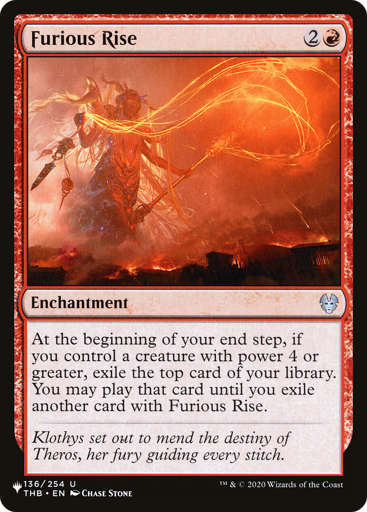 Furious Rise [The List] | Shuffle n Cut Hobbies & Games
