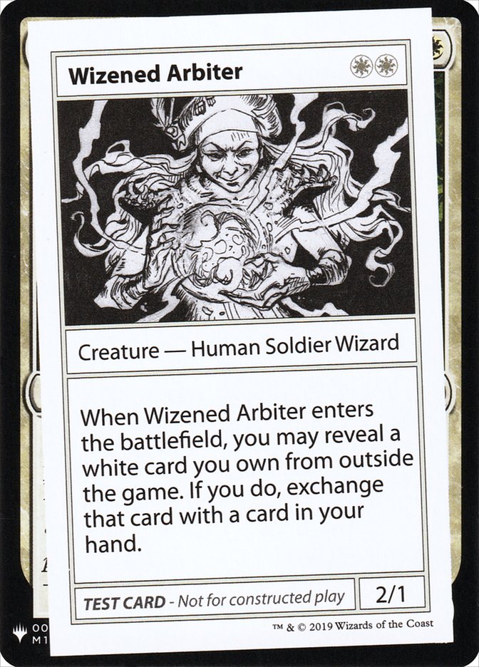 Wizened Arbiter [Mystery Booster Playtest Cards] | Shuffle n Cut Hobbies & Games