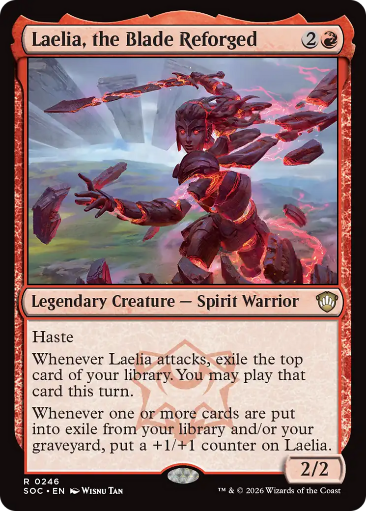 Laelia, the Blade Reforged [Secrets of Strixhaven Commander] | Shuffle n Cut Hobbies & Games
