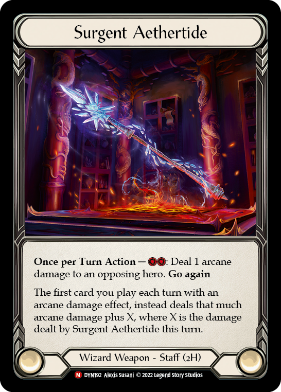 Surgent Aethertide [DYN192] (Dynasty)  Rainbow Foil | Shuffle n Cut Hobbies & Games