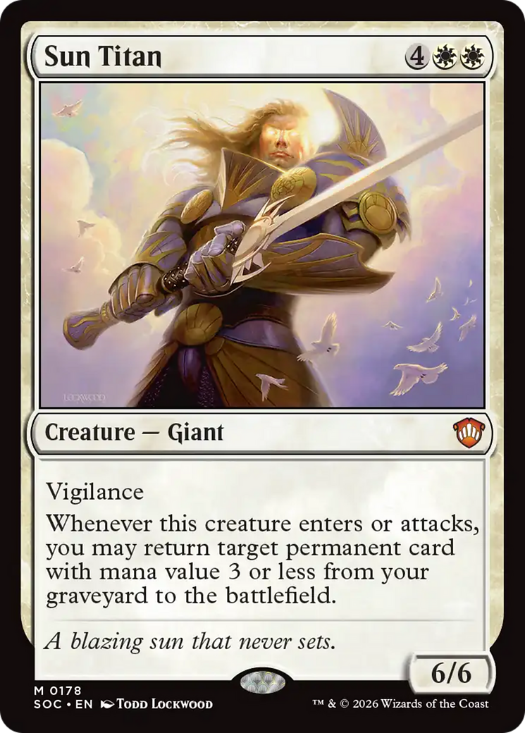 Sun Titan [Secrets of Strixhaven Commander] | Shuffle n Cut Hobbies & Games