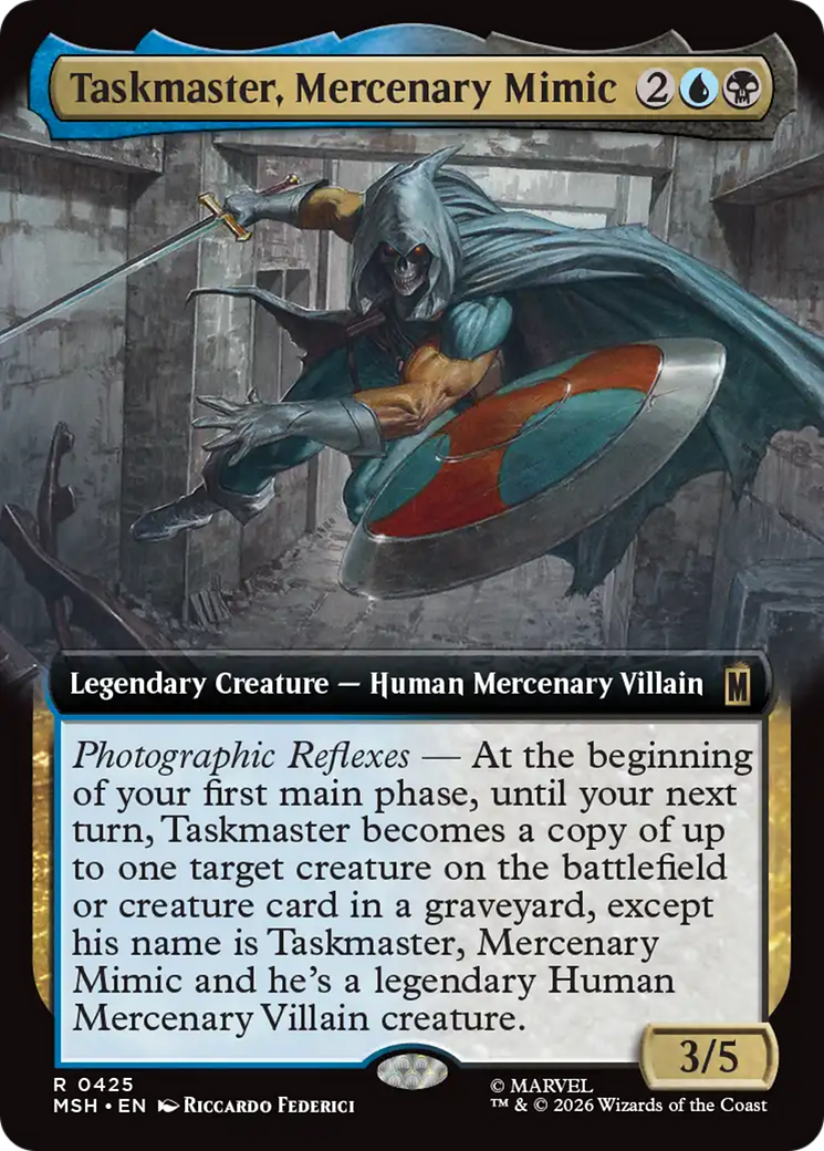 Taskmaster, Mercenary Mimic (Extended Art) [Marvel Super Heroes] | Shuffle n Cut Hobbies & Games