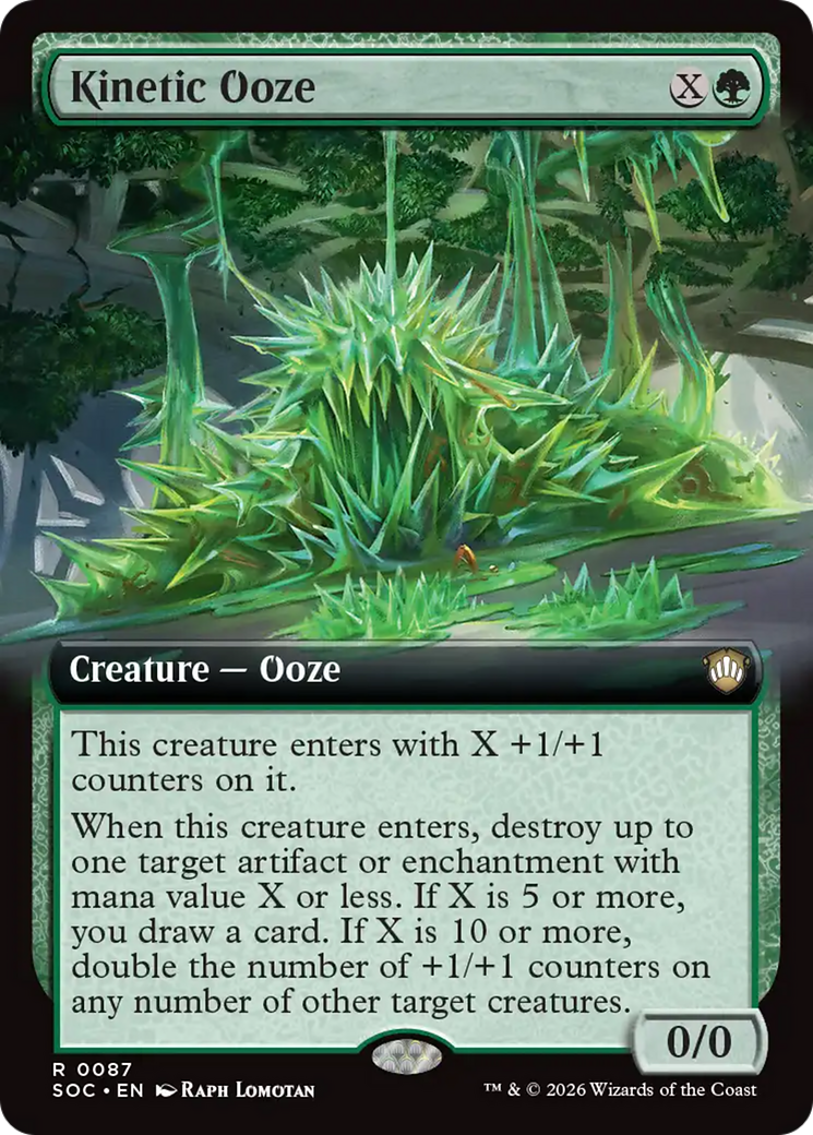 Kinetic Ooze (Extended Art) [Secrets of Strixhaven Commander] | Shuffle n Cut Hobbies & Games
