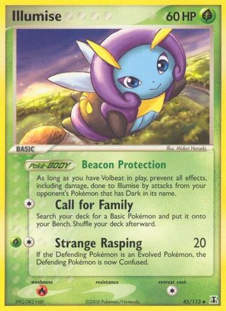 Illumise (45/113) (Stamped) [EX: Delta Species] | Shuffle n Cut Hobbies & Games