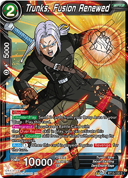 Trunks, Fusion Renewed (Common) (BT13-132) [Supreme Rivalry] | Shuffle n Cut Hobbies & Games