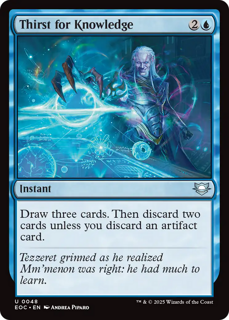 Thirst for Knowledge [Edge of Eternities Commander] | Shuffle n Cut Hobbies & Games