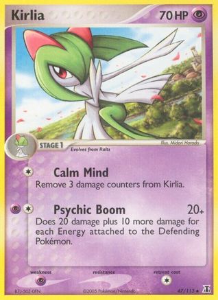 Kirlia (47/113) (Stamped) [EX: Delta Species] | Shuffle n Cut Hobbies & Games