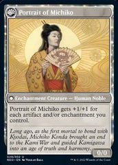 Michiko's Reign of Truth // Portrait of Michiko [Kamigawa: Neon Dynasty] | Shuffle n Cut Hobbies & Games