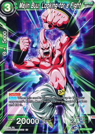 Majin Buu, Looking for a Fight (BT11-082) [Vermilion Bloodline 2nd Edition] | Shuffle n Cut Hobbies & Games