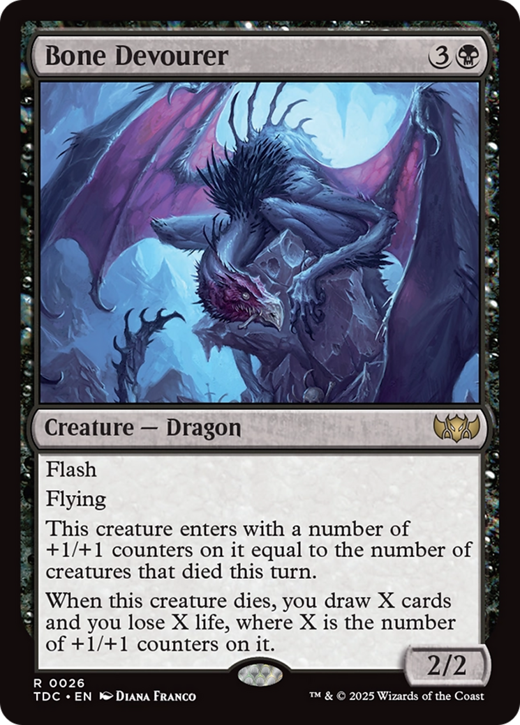 Bone Devourer [Tarkir: Dragonstorm Commander] | Shuffle n Cut Hobbies & Games