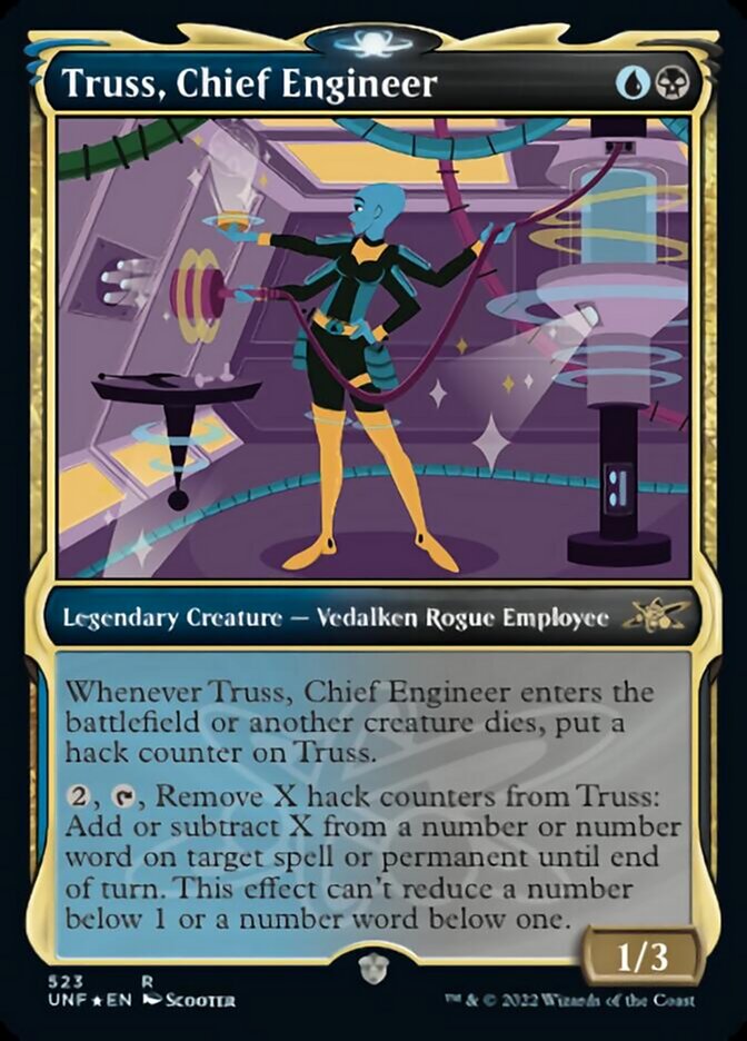 Truss, Chief Engineer (Showcase) (Galaxy Foil) [Unfinity] | Shuffle n Cut Hobbies & Games