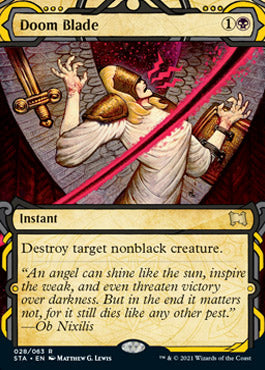 Doom Blade (Foil Etched) [Strixhaven: Mystical Archive] | Shuffle n Cut Hobbies & Games
