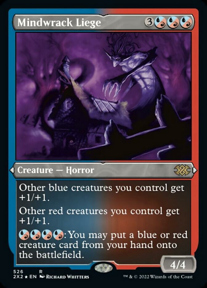 Mindwrack Liege (Foil Etched) [Double Masters 2022] | Shuffle n Cut Hobbies & Games