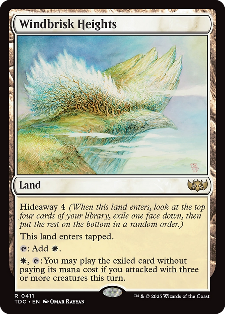 Windbrisk Heights [Tarkir: Dragonstorm Commander] | Shuffle n Cut Hobbies & Games